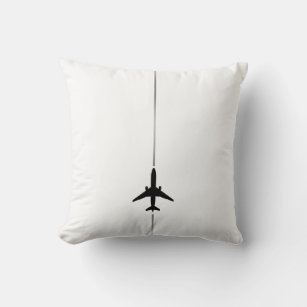 Minimalist Aviation Throw Pillow
