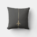 Minimalist Aviation Throw Pillow at Zazzle