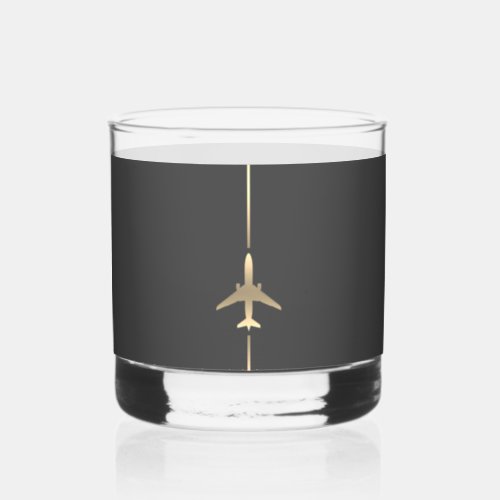 Minimalist Aviation Whiskey Glass