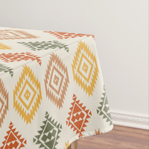 Minimalist Aztec Geometric Timeless Pattern Tablecloth