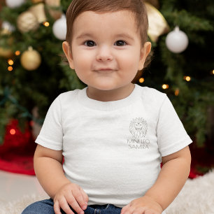 Minimalist Baby Gift Leo Zodiac Gender Neutral Baby T-Shirt