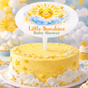 Minimalist Baby Shower Party Supplies Cake Topper