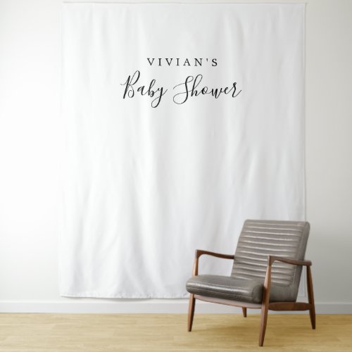 Minimalist Baby Shower Photo Prop Backdrop