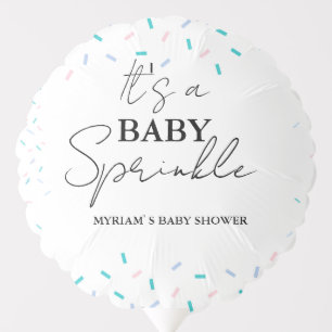 Minimalist Baby Sprinkles Baby shower Balloon
