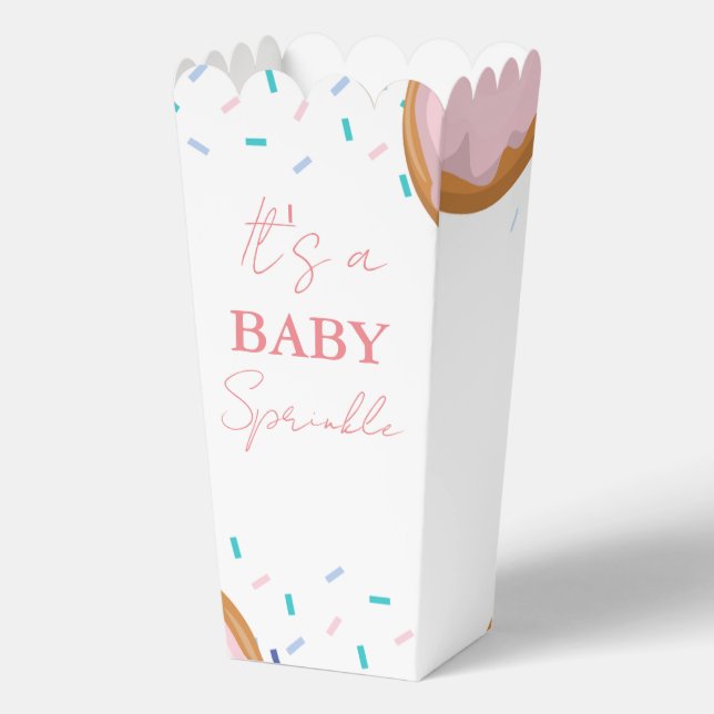 Minimalist Baby Sprinkles Baby shower  Favor Boxes (Front)
