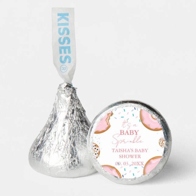 Minimalist Baby Sprinkles Baby shower  Hershey®'s Kisses® (Front)