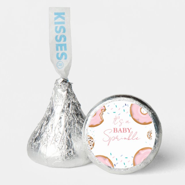 Minimalist Baby Sprinkles Baby shower  Hershey®'s Kisses® (Front)