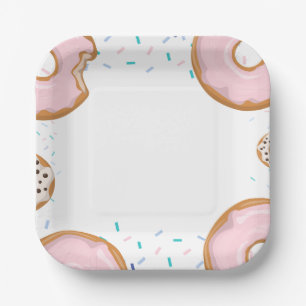 Minimalist Baby Sprinkles Baby shower  Paper Plates