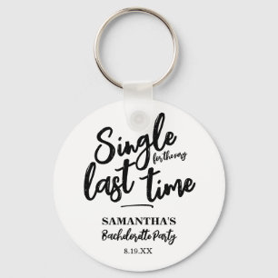 Minimalist Bachelorette Party Keychain