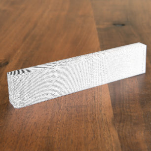 Minimalist Back to School Aesthetic Desk Name Plate