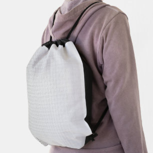 Minimalist Back to School Aesthetic Drawstring Bag