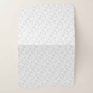 Minimalist Back To School Name Design File Folder