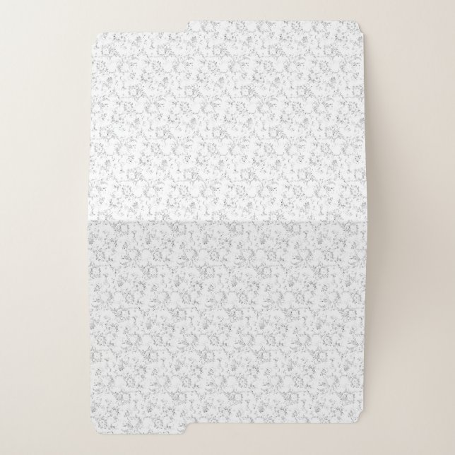 Minimalist Back To School Name Design File Folder (Outside Left)