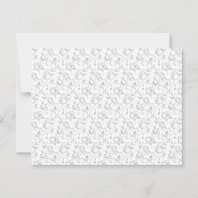 Minimalist Back To School Name Design Note Card (Back)