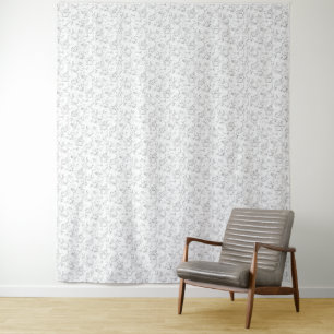 Minimalist Back To School Name Design Tapestry