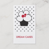 Minimalist Baker Bakery Cupcake Business Card (Front)