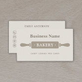 Professional Blush Pink Business Logo Social Media Business Card
