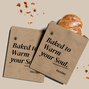Minimalist Bakery Sourdough Bread Paper  Favor Bag