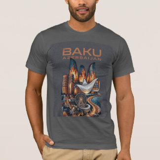 Minimalist Baku Cyber-Terminal Urban Streetwear De T-Shirt