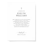 Minimalist Baptism Prayer Personalized