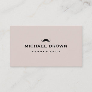 Minimalist Barber Shop Business Card