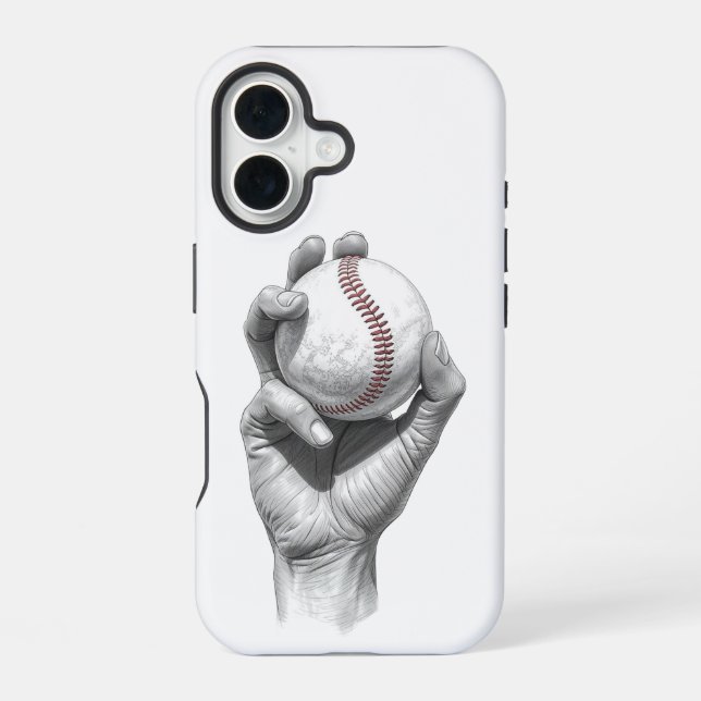 Minimalist Baseball iPhone Case (Back)