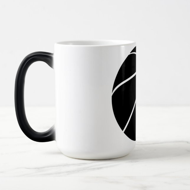 “Minimalist Basketball Mug** Color Morph Mug (Left)