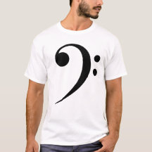 Minimalist Bass F Clef Music Symbol Musician