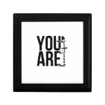 Minimalist “Beautiful” Typography Design – Black a Gift Box