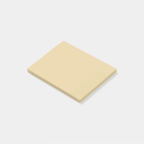 Minimalist beige tan camel neutral plain solid post_it notes