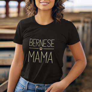 Minimalist Bernese mama Gift Bernese Mountain Dog T-Shirt