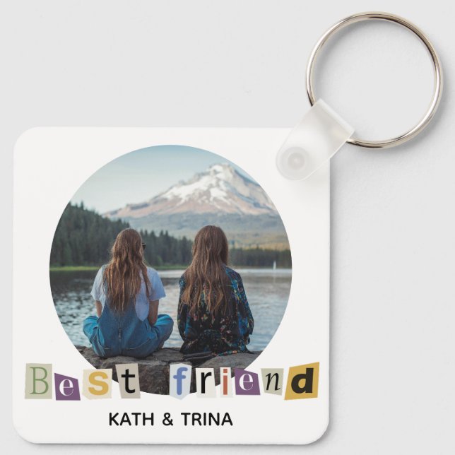 Best Friend Photo Keychain