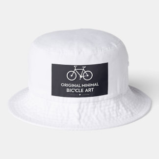 Minimalist Bicycle Art Bucket Hat