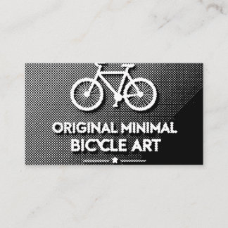 Minimalist Bicycle Art Business Card