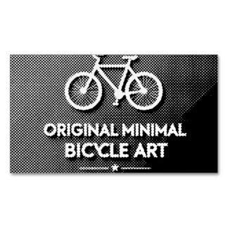 Minimalist Bicycle Art Business Card Magnet