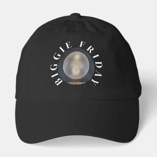 Minimalist "Biggie Friday" Text and Custom Photo Hat