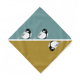 Minimalist Bird Design Bandana