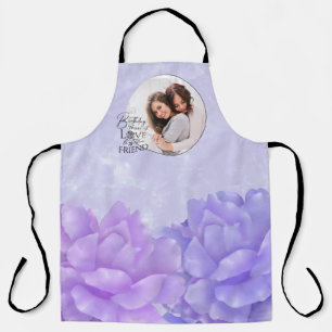 Minimalist Birthday Lettering Friend Photo Frame Apron