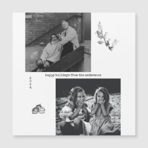 Minimalist Black and White Art Photo Christmas