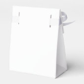 Minimalist Black and White Bridal Shower    Favor Boxes (Back Side)