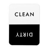 Clean/Dirty Little Pig Dishwasher Magnet, Zazzle