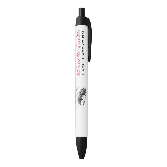 Minimalist Black and White Lash Extension Makeup Pen (Bottom (Vertical))