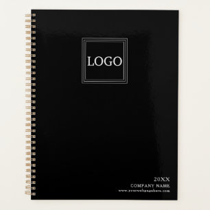 Minimalist Black and White Logo Planner