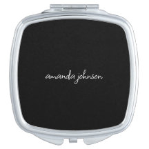 Minimalist Black and White Monogrammed