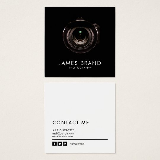 photographer business card