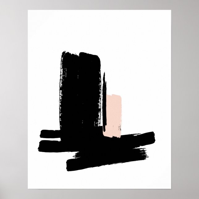 Minimalist black and white poster (Front)