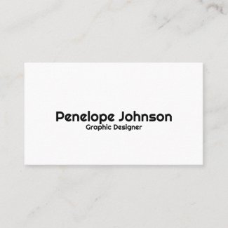 Minimalist Black and White Professional 