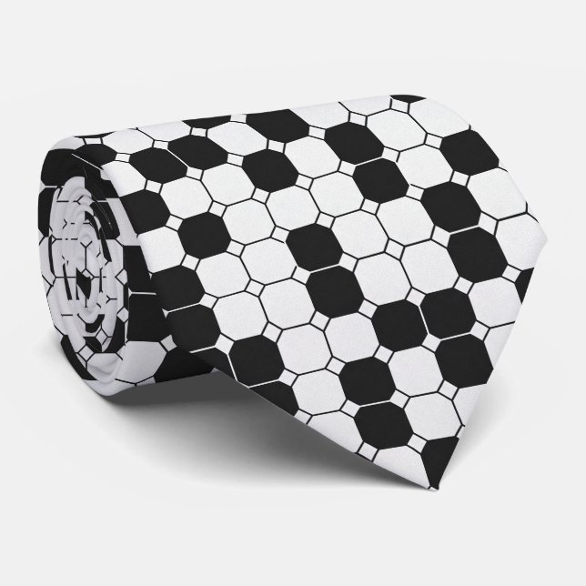 Minimalist Black and White Python Snake Skin Neck Tie (Rolled)