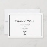 Modern Wit Thank You Card Funny, Appreciation Card, Single Thank You Card  With Envelope, 4.25 X 5.5,…See more Modern Wit Thank You Card Funny