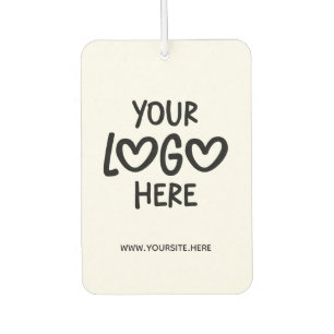 Minimalist Black Business Logo Site Photo Air Freshener